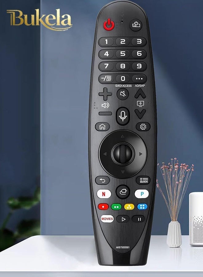 كيلا جهاز تحكم عن بعد عالمي لتلفزيونات LG، ريموت تلفزيون LG بديل من طراز Magic Remote، متوافق مع جميع طرازات تلفزيونات LG ومزود بوظيفة المؤشر لسهولة التنقل والتحكم، بدون وظيفة التحكم الصوتي. - Image 2