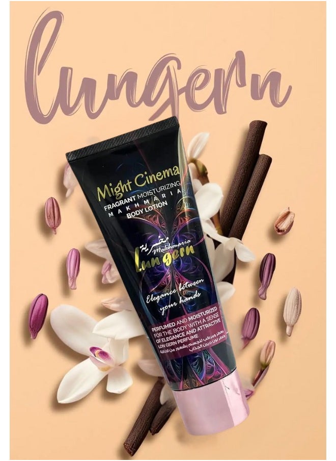 Might Cinema - Might Cinema Fragrant Moisturizing Body Lotion & Makhmaria - Lungern 250 Ml - Image 1