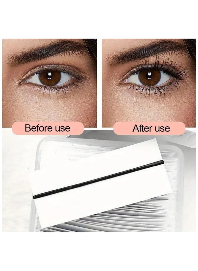 Generic - 40 Pieces Self Adhesive Lash Strips for Fake Eyelashes No Glue Apply Self Adhesive Eyeliner Lashes Strips Waterproof Natural Look - Image 1