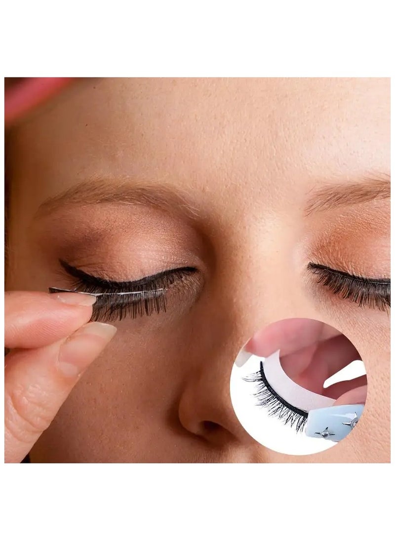 Generic - 40 Pieces Self Adhesive Lash Strips for Fake Eyelashes No Glue Apply Self Adhesive Eyeliner Lashes Strips Waterproof Natural Look - Image 1