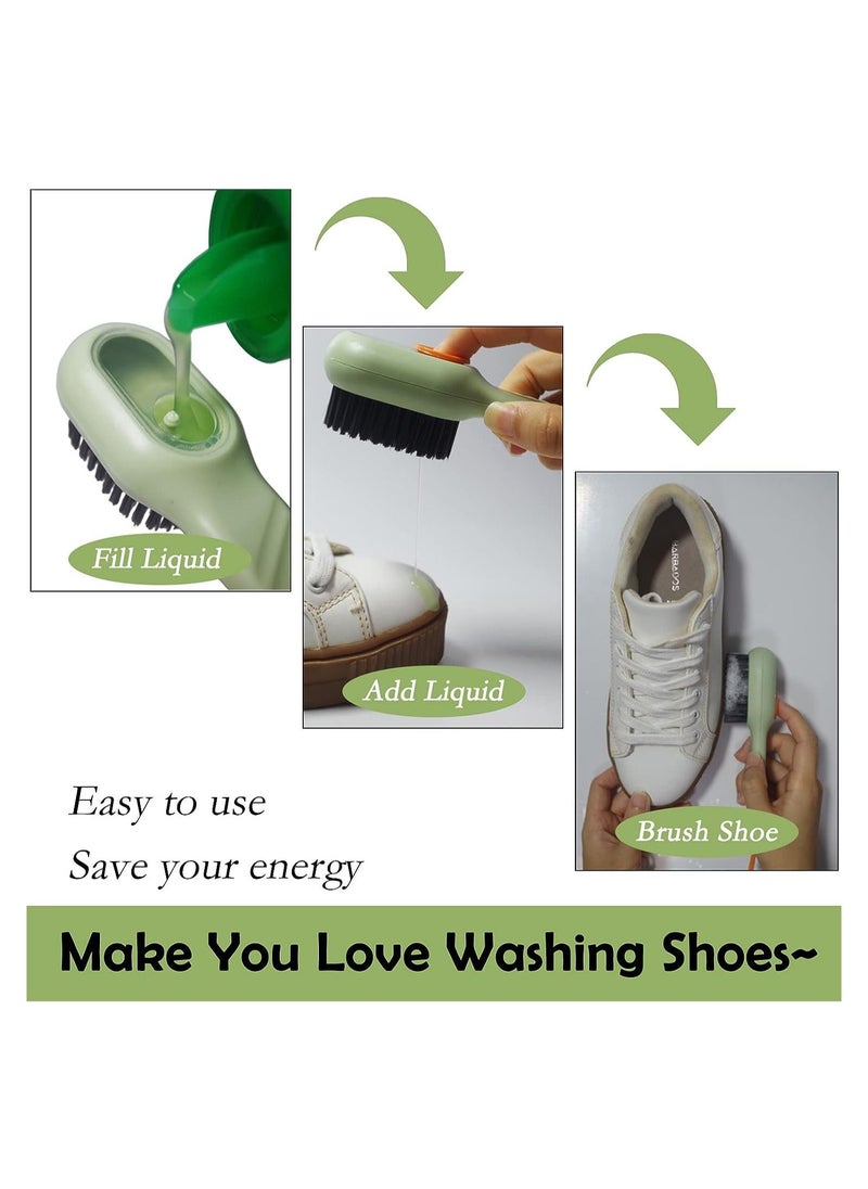 ULHYC Multifunctional Liquid Shoe Brush with Liquid Box (2 Pack)  - Image 2
