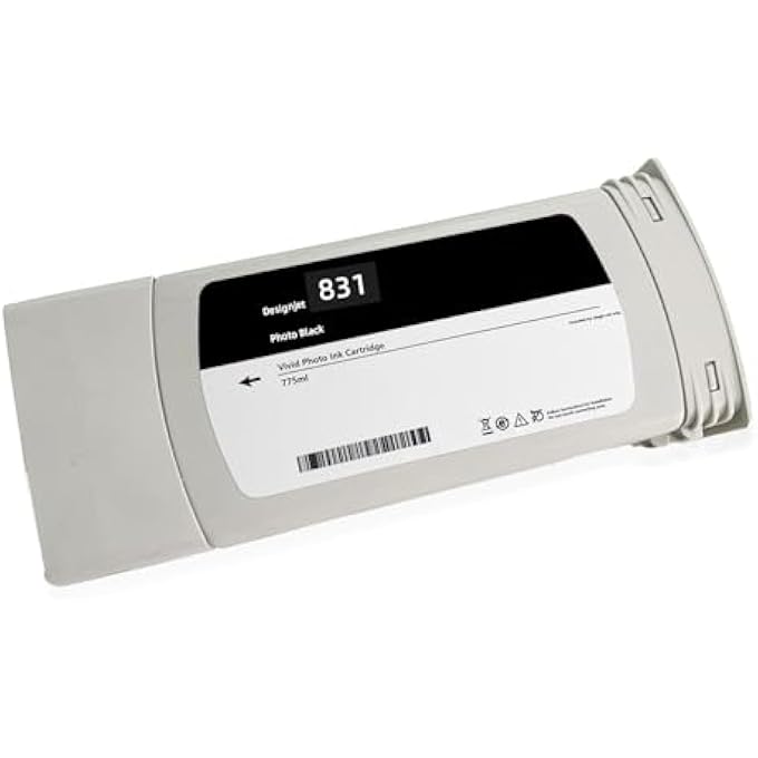 831 INK CARTRIDGE CZ682A 831A REPLACEMENT FOR LATEX 310 315 330 335 360 365 370 570 PRINTERS (1-PACK, BLACK) - Image 1