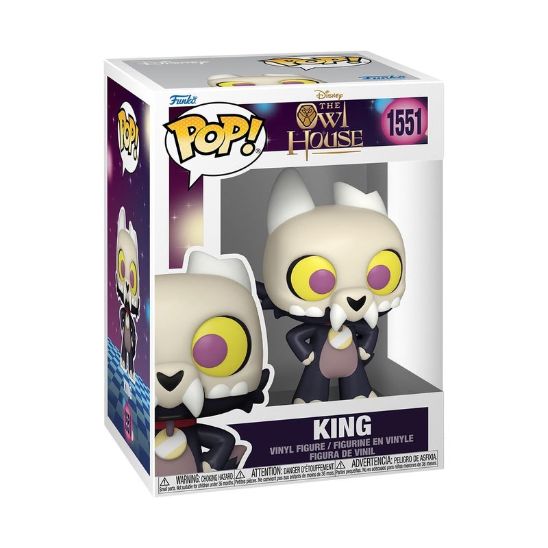 Funko Pop Disney: The Owl House - King Clawthorne, 1/6 Odds for Rare Chase Variant - (Styles May Vary) - Collectable Vinyl Figure - Gift Idea - Official Merchandise - Toys for Kids & Adults - Image 1