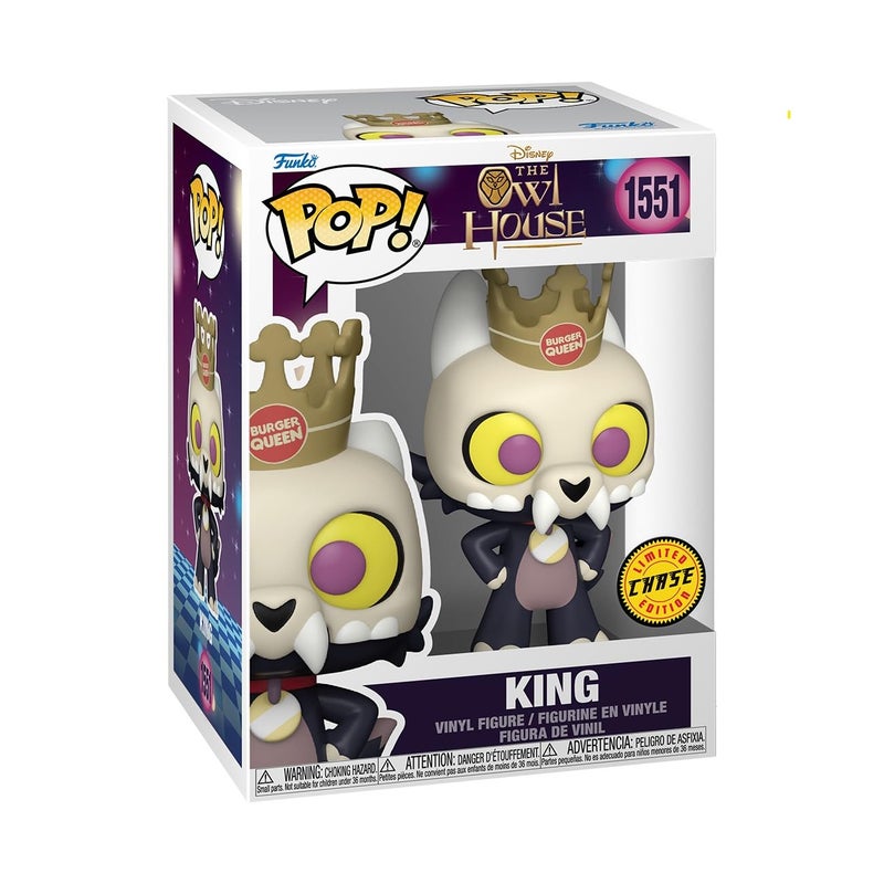 Funko Pop Disney: The Owl House - King Clawthorne, 1/6 Odds for Rare Chase Variant - (Styles May Vary) - Collectable Vinyl Figure - Gift Idea - Official Merchandise - Toys for Kids & Adults - Image 3