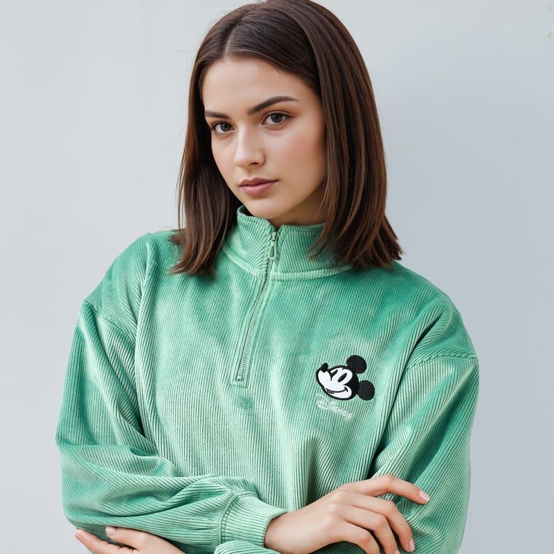 SP Characters Mickey Mouse Embroidered Sweatshirt - Image 4