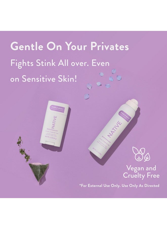 native Whole Body Deodorant Spray Contains Naturally Derived Ingredients, Deodorant For Women & Men | 72 Hour Odor Protection, Aluminum Free With Coconut Oil And Shea Butter | Lilac & White Tea  - Image 3