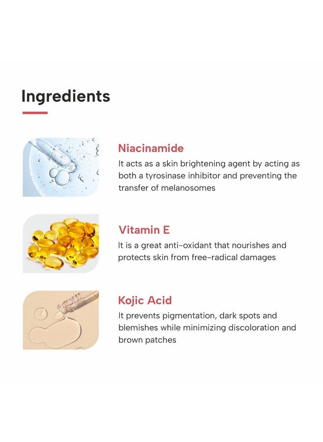 DERMATOUCH DERMATOUCH Bright & Even Tone Face Wash with Niacinamide, Vitamin E and Kojic Acid | Daily Gentle Face Wash For Tan, Pigmentation, Uneven Tone - 70G  - Image 4