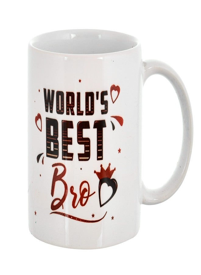 PrideKraft Gold Plated Rakhi with Roli Chawal and Raksha Bandhan Greeting Card with coffee mug - Image 3