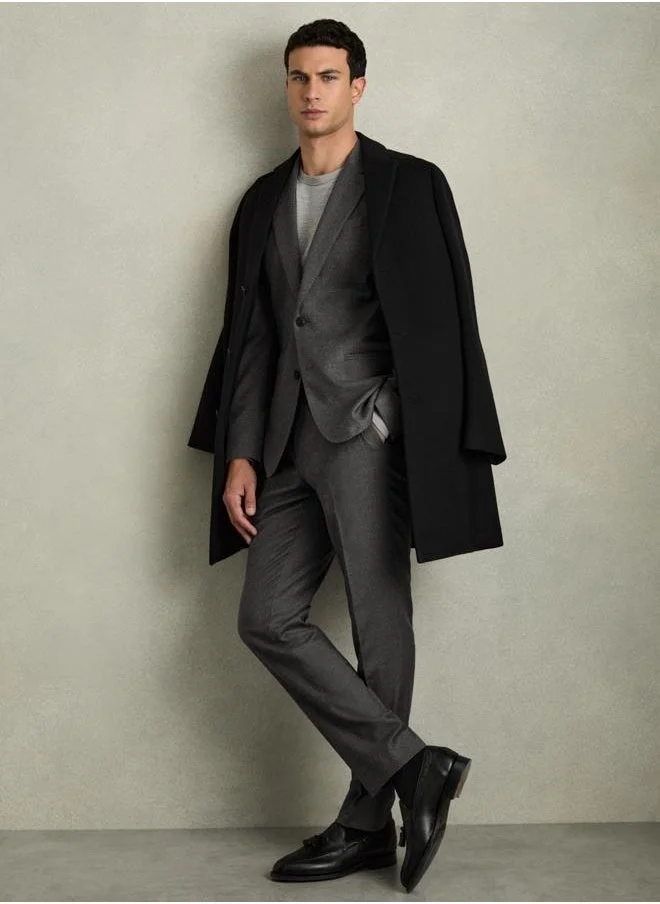 REISS Sb 2B Notch Flannel Blazer