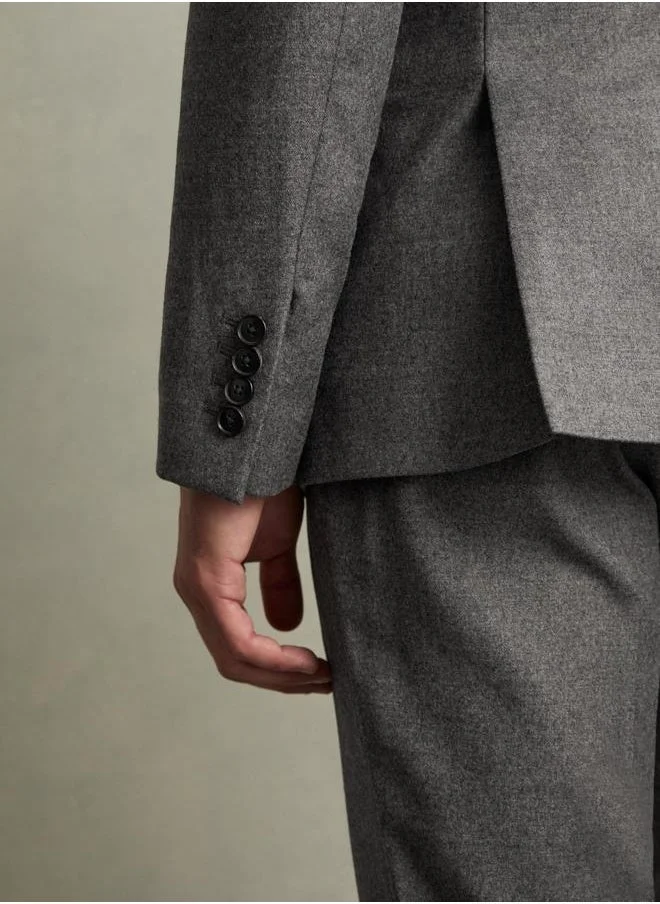 REISS Sb 2B Notch Flannel Blazer