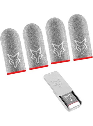 Sarafox 4 V10 أصابع للألعاب من ألياف الحرير، إكسسوارات تحكم الشاشة اللمسية للهاتف المحمول