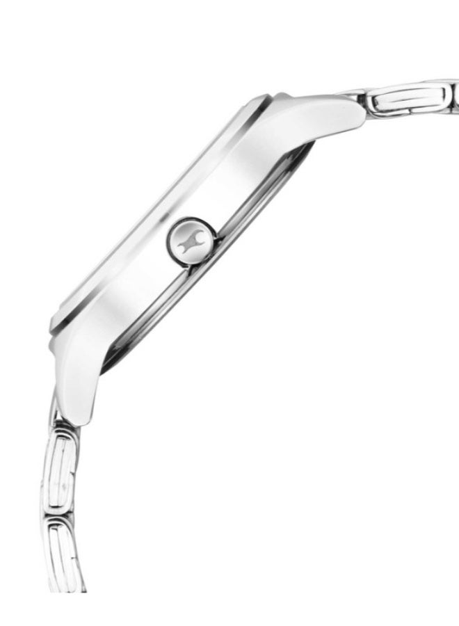 Fastrack Stunners Quartz Analog Pink Dial Metal Strap Watch for Girls 6152sm04 - Image 4