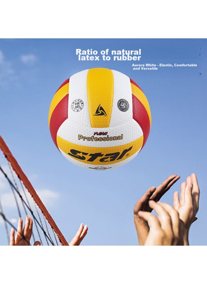 Star Star Volleyball Vb315-34 Microfiber Leather, Hand-stitched, Wear-resistant, Standard Training Size 5  - Image 5