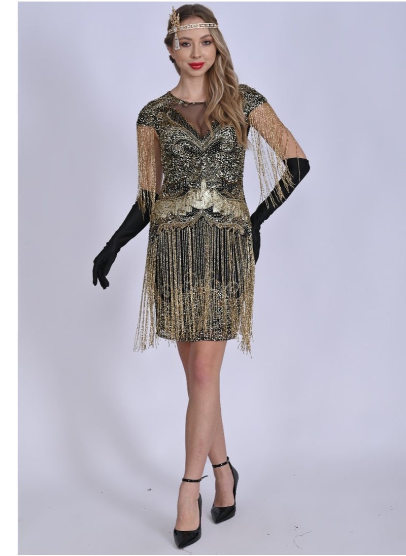 GATSBYLADY LONDON Sybill Fringe Dress  - Image 1