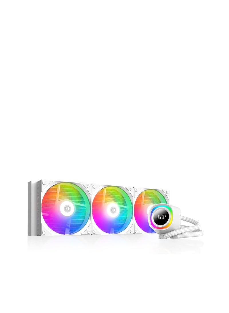ID-COOLING FX360 TD White CPU Liquid Cooler AIO Cooler for Intel and AMD - Image 1