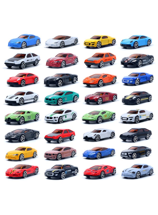 Children's Simulation Alloy Car Toy Car Sliding Sports Car Model Ornaments Decorative Boy Alloy Car Wholesale-Color:Alloy Scooter Random One In Bulk  - Image 1