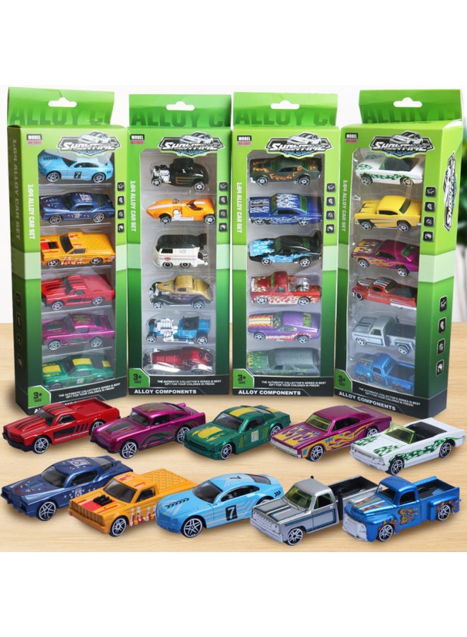 Children's Simulation Alloy Car Toy Car Sliding Sports Car Model Ornaments Decorative Boy Alloy Car Wholesale-Color:Alloy Scooter Random One In Bulk  - Image 4