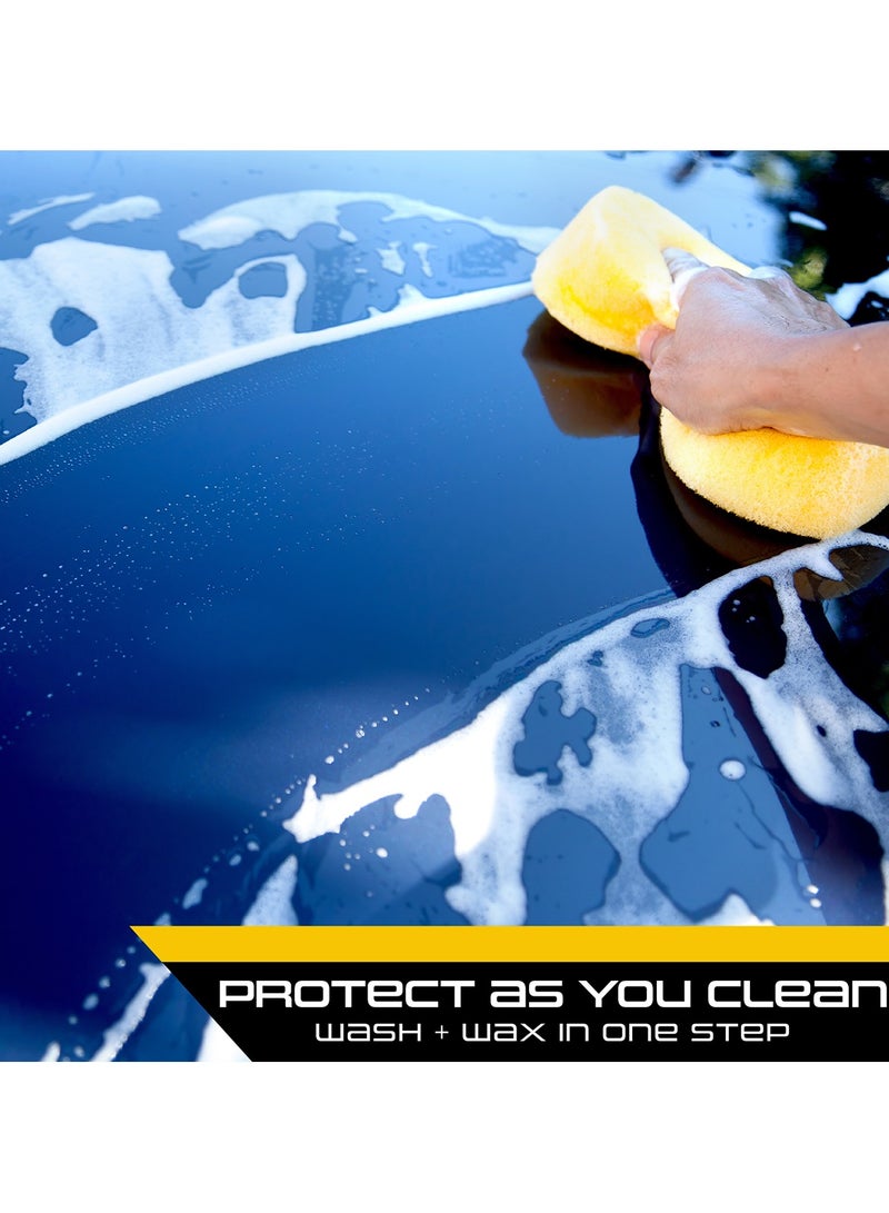 TURTLE Combo Buy Turtle Carnauba Zip Wax - Car Wash 1L & High Quality Cleaning Sponge 3 Pieces - Image 3