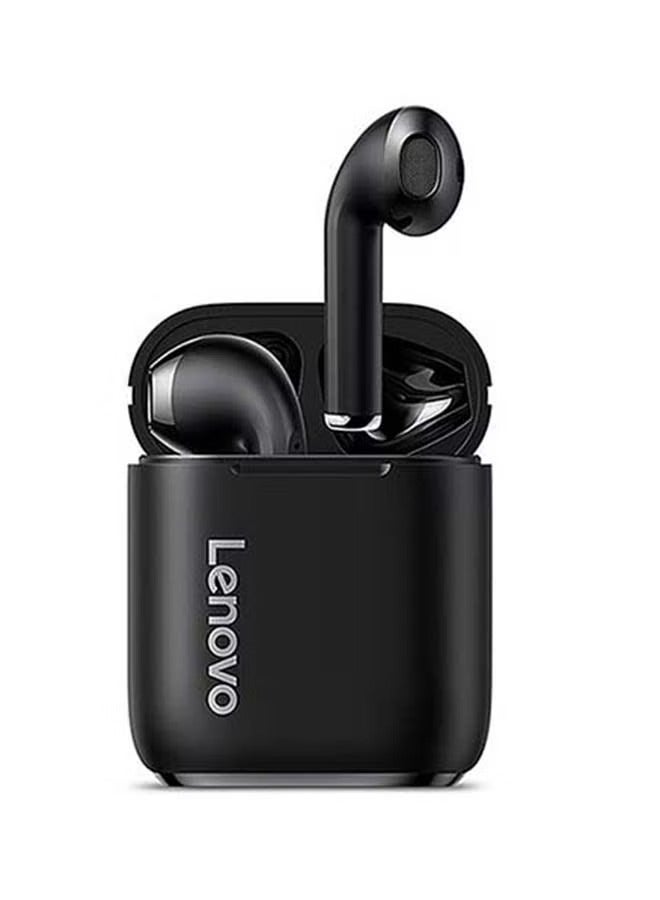 Lenevo LP2 TW Wireless Bluetooth 5.0 Earphone Dual Stereo Bass Touch Headphones With Mic Black - Image 1