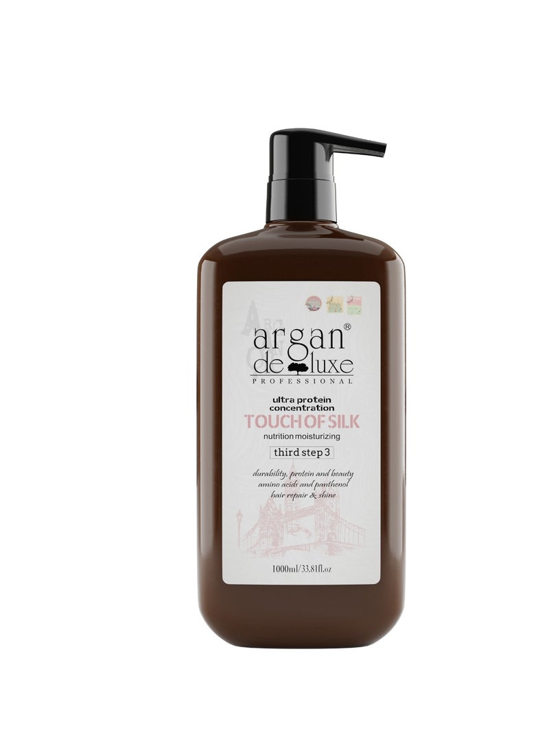 argan de luxe NOURISHING TOUCH OF SILK HAIR MASK STEP 3 1000ML