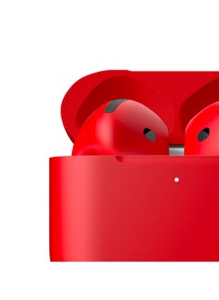 Craft MERLIN CRAFT CUSTOMIZED APPLE AIRPODS 4 ANC RED BOLD  - Image 3