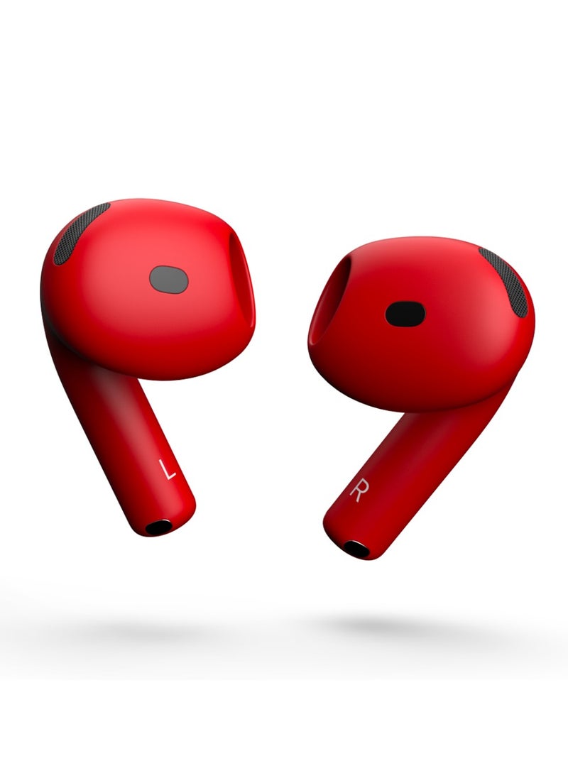 Craft - MERLIN CRAFT CUSTOMIZED APPLE AIRPODS 4 ANC RED BOLD - Image 1