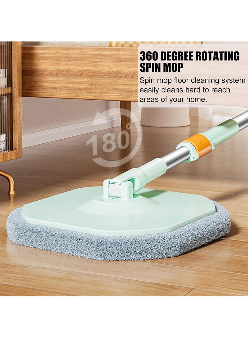 Arabest Hand Free Rotating Mop for Clean Water Separation Labor-Saving Flat Mop for Household Use  - Image 4