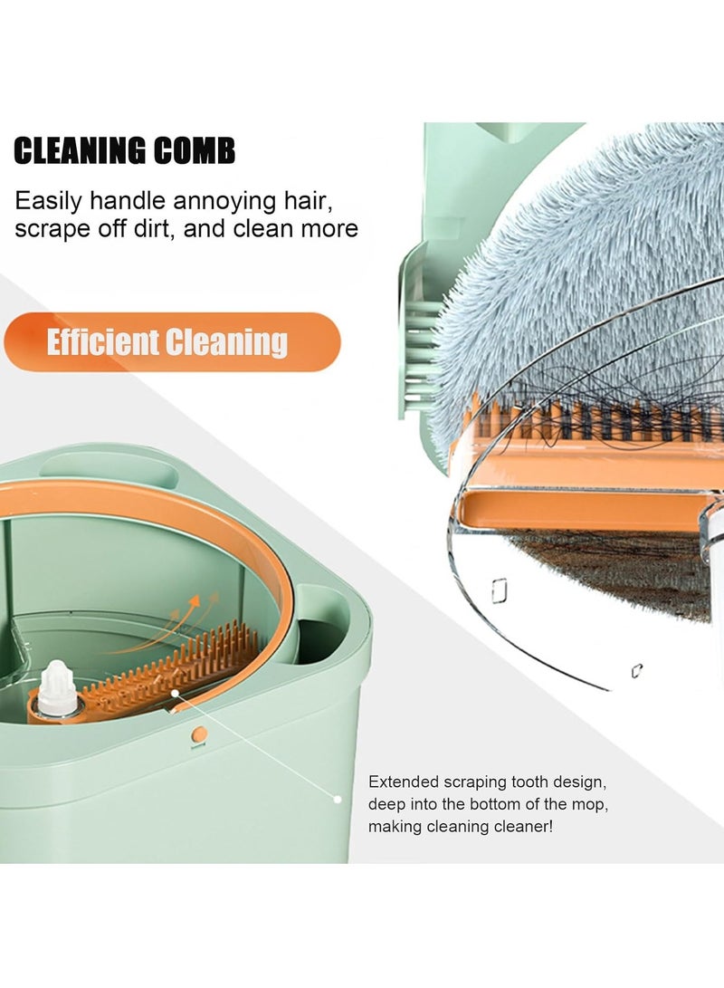 Arabest Hand Free Rotating Mop for Clean Water Separation Labor-Saving Flat Mop for Household Use  - Image 5
