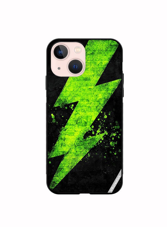 VR CREATIVE Protective Case Cover For Apple iPhone 14 Plus Green Electricity Design Multicolour - Image 1