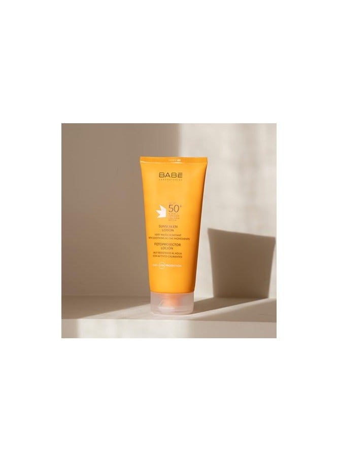 Babe Laboratorios Babé Solar Photoprotector SPF50 + Body Lotion 200ml - Image 4