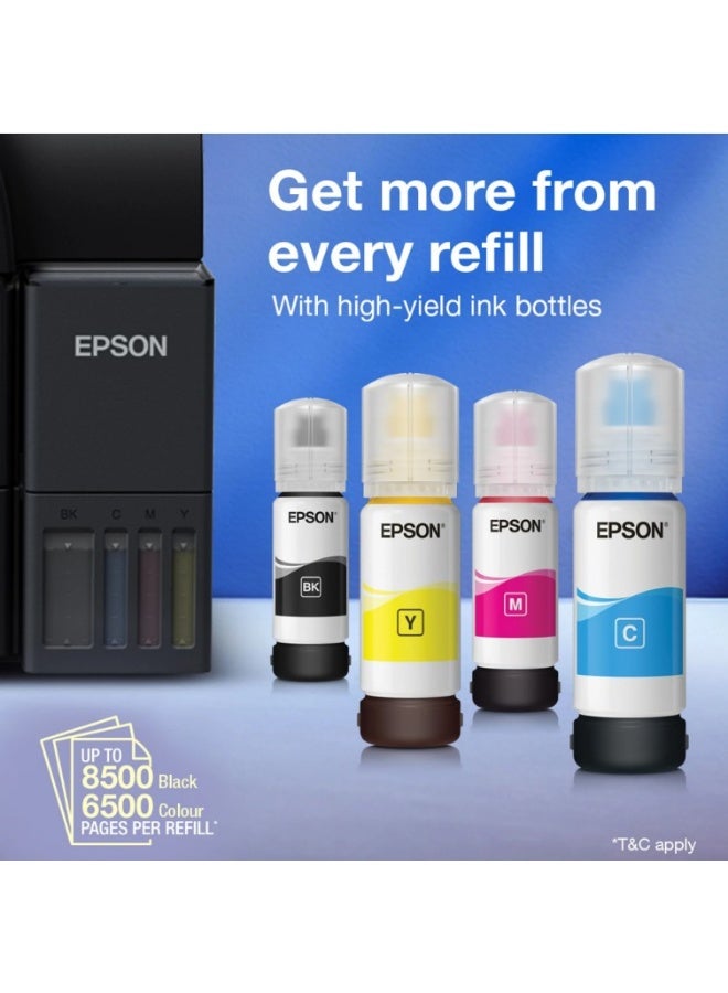 EPSON EcoTank L6370 A4 Wi-Fi Duplex All-in-One Ink Tank Printer, 1 Year Warranty Black - Image 4