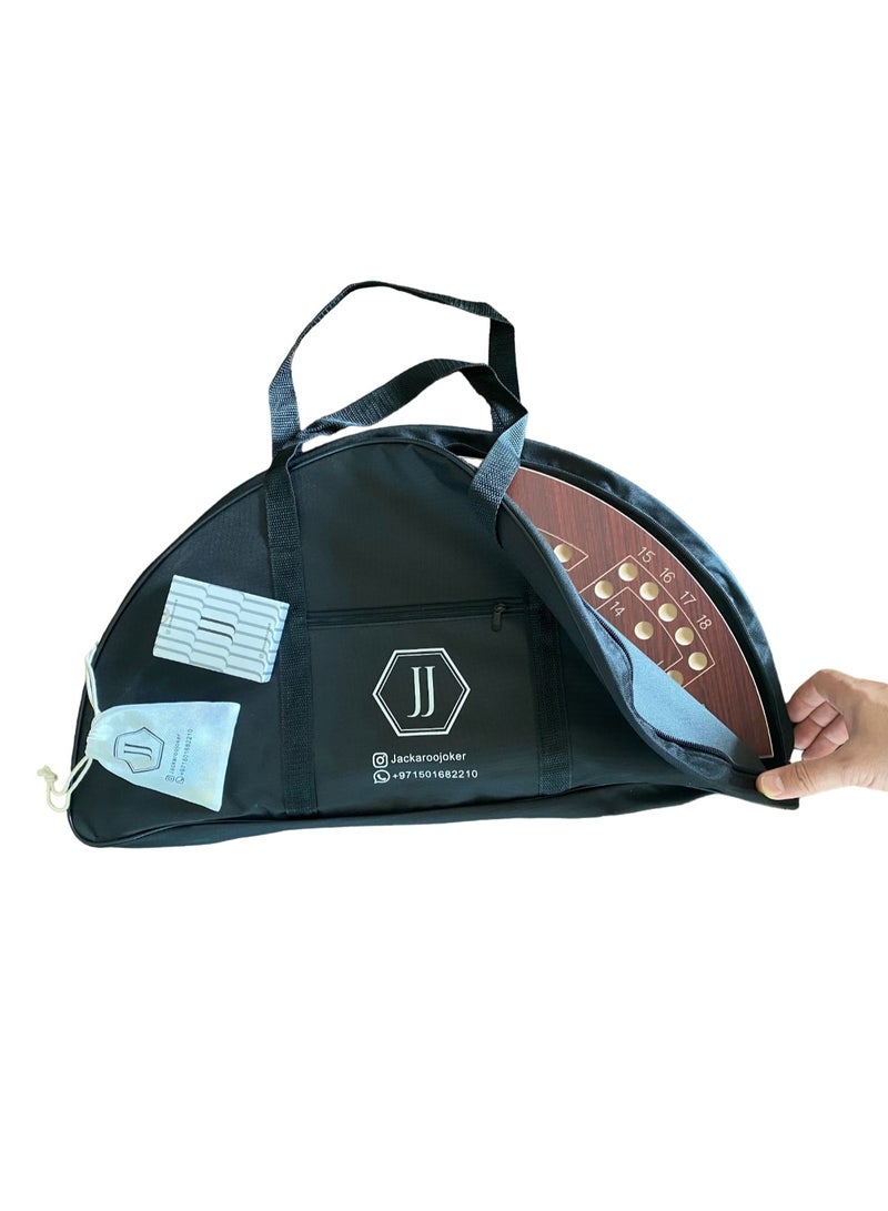 JACKAROOJOKER Jackaroo Double-Sided Board Game with Bag brown for 4-6 players - Image 1