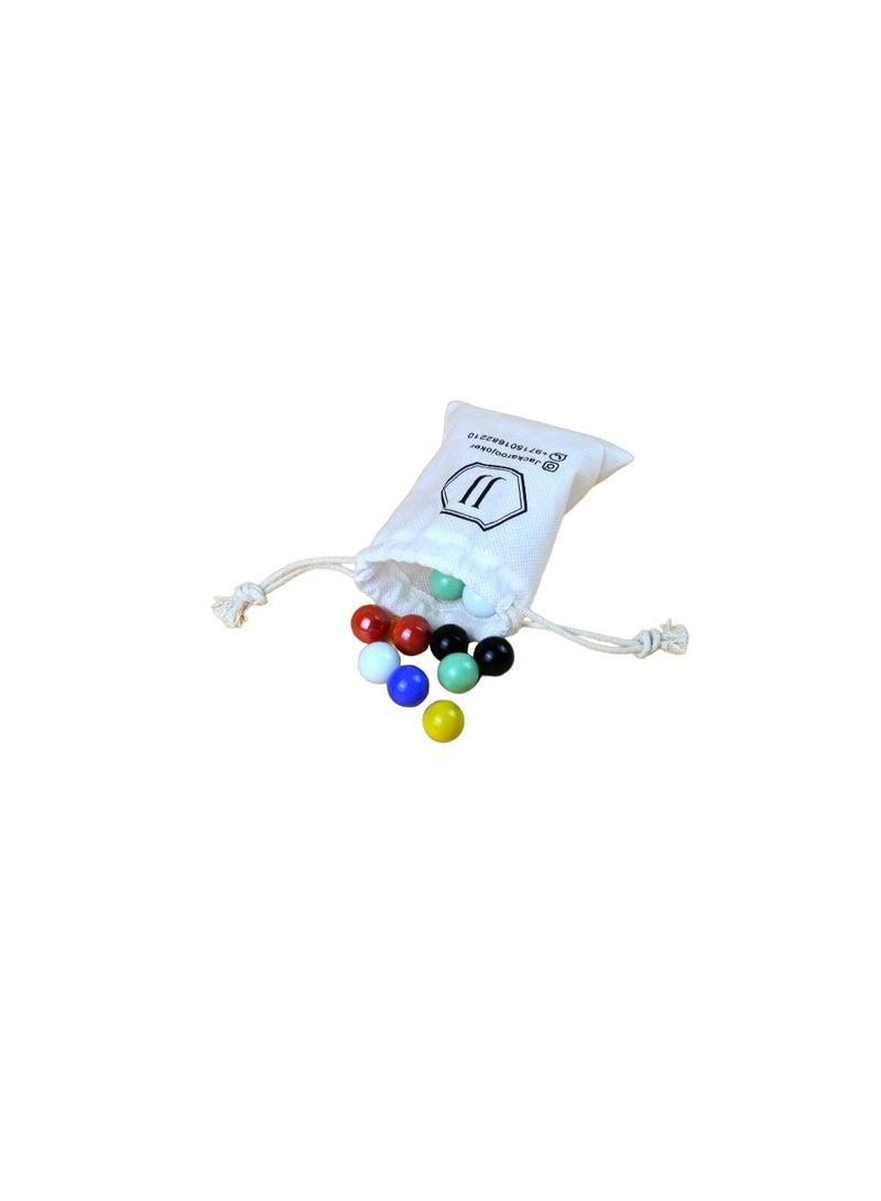 JACKAROOJOKER Jackaroo Double-Sided Board Game with Bag brown for 4-6 players - Image 5
