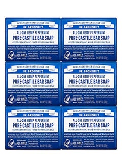 Dr. Bronner?S - Pure-Castile Bar Soap (Peppermint, 5 Ounce, 6-Pack) - Made With Organic Oils, For Face, Body & Hair, Gentle & Moisturizing, Biodegradable, Vegan, Cruelty-Free, Non-Gmo - pzsku/Z0C7C03A8DA49750C213EZ/45/_/1647280989/74199222-6d8a-4d41-8200-f390ee35df49