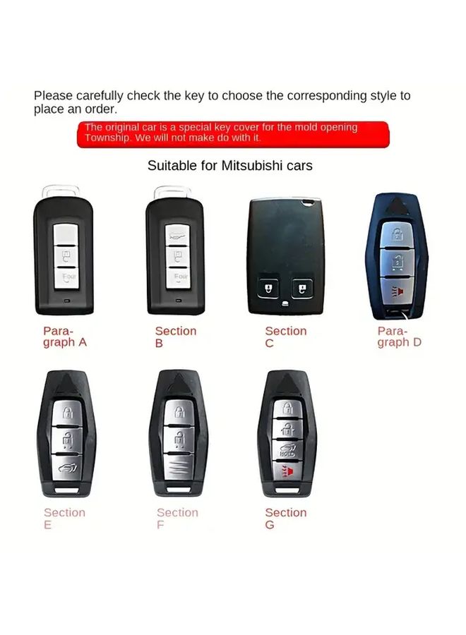 Zinc Alloy Key Cover For Mitsubishi Outlander E K Series Type D Model - Image 2
