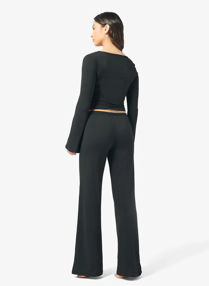 Ginger Wrap Top & Pyjama Set