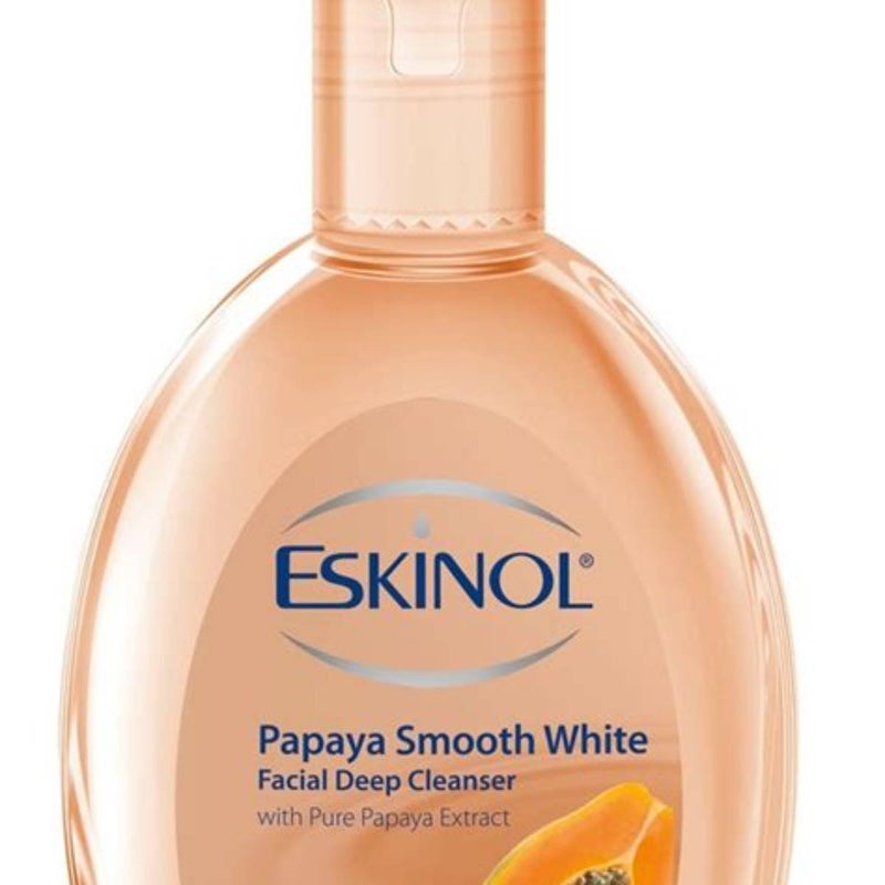 ESKNOL F/CLNS PAPAYA SMOOTH WHT 225ML