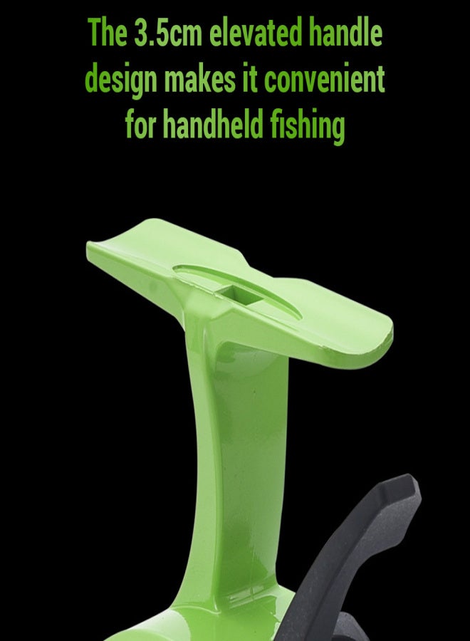 ليزارد بكرة صيد جليدية بلاستيكية سلكية، عجلة صيد أمامية لصيد الأسماك في الجليد - Image 4