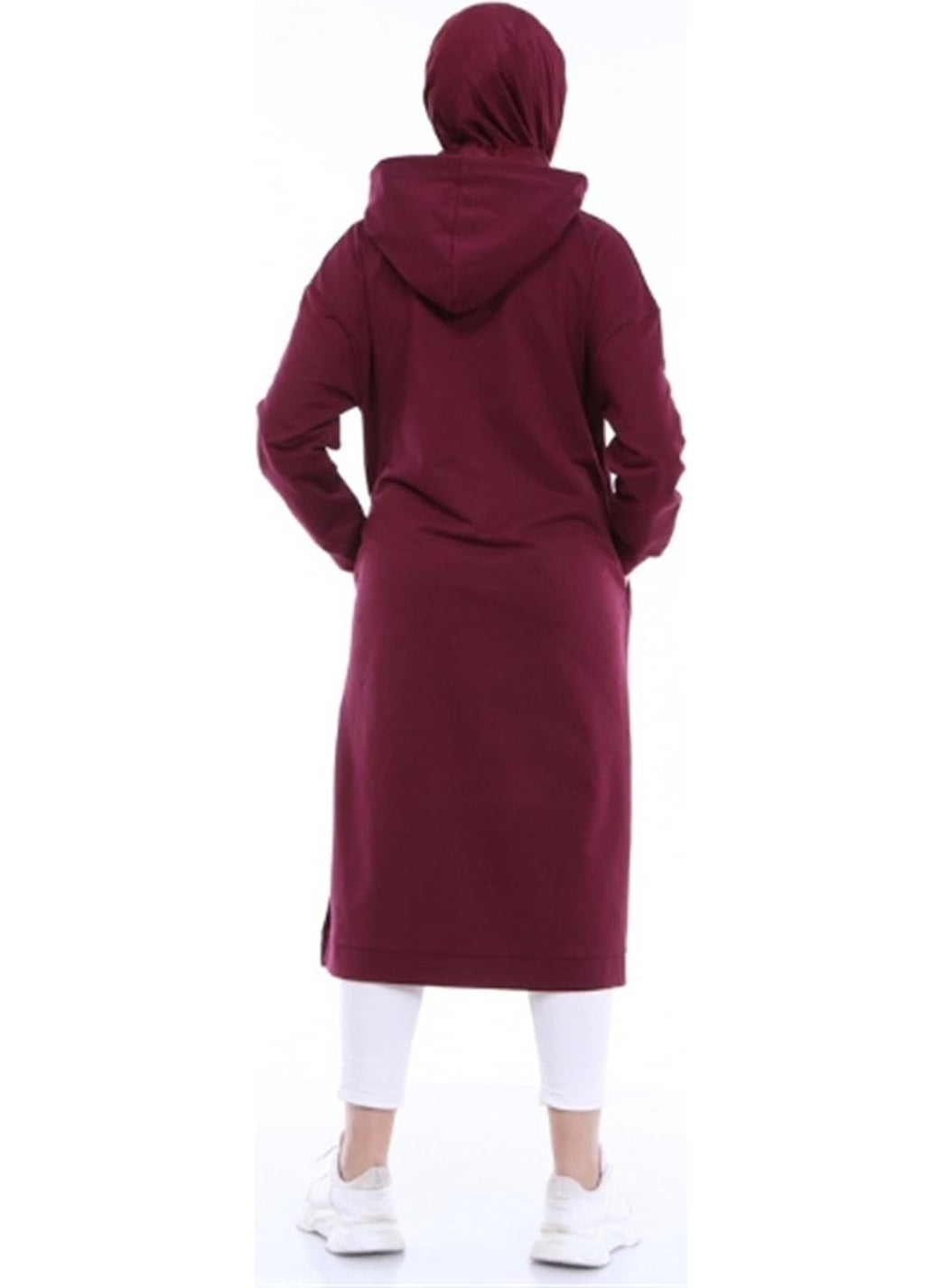 Atlas Hooded Midi Length Sweatshirt - Plum - pzsku/Z0C7C661C51307D500A86Z/45/_/1738060075/e1b7e0fa-a47f-4053-a1cd-24613fc038ee