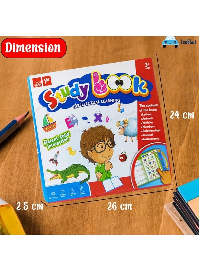 FunBlast Interactive Children Book -Musical English Educational Phonetic Learning Toy Book for 3 + Year Kids,Boys,Toddlers(Multicolor)(Battery Not Included) - Image 2