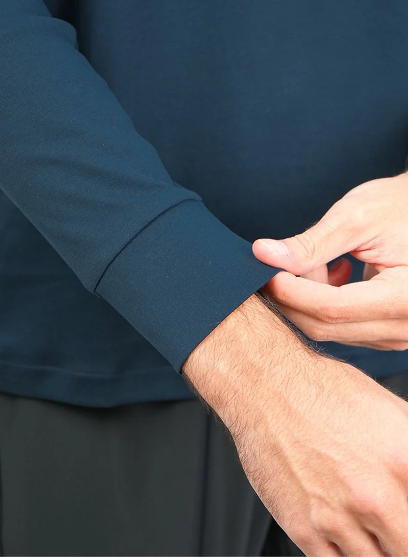 GIORDANO  Men's Regular Liquid Touch Half-Zip Tee for Men | Best Price UAE