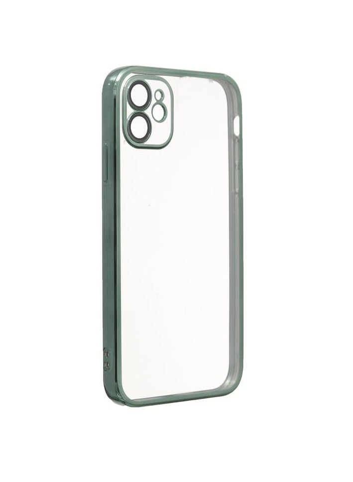 Plastic Back Cover For Apple Iphone 11, Green - Image 2