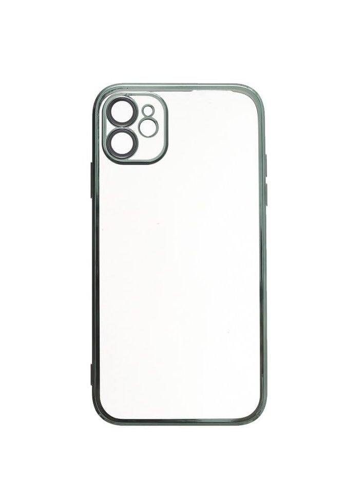 Plastic Back Cover For Apple Iphone 11, Green - Image 1