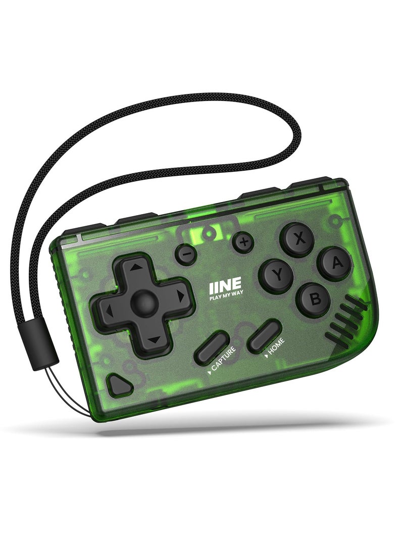 وحدة تحكم لاسلكية صغيرة ريترو لاسلكية، وحدة تحكم عن بُعد صغيرة للمفاتيح/مفتاح التشغيل والكمبيوتر الشخصي وأندرويد و IOS، وحدة تحكم بحجم الجيب مع وظيفة التوربو - Image 1