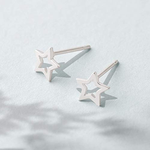 Boma Jewelry Sterling Silver Open Star Stud Earrings - Image 4