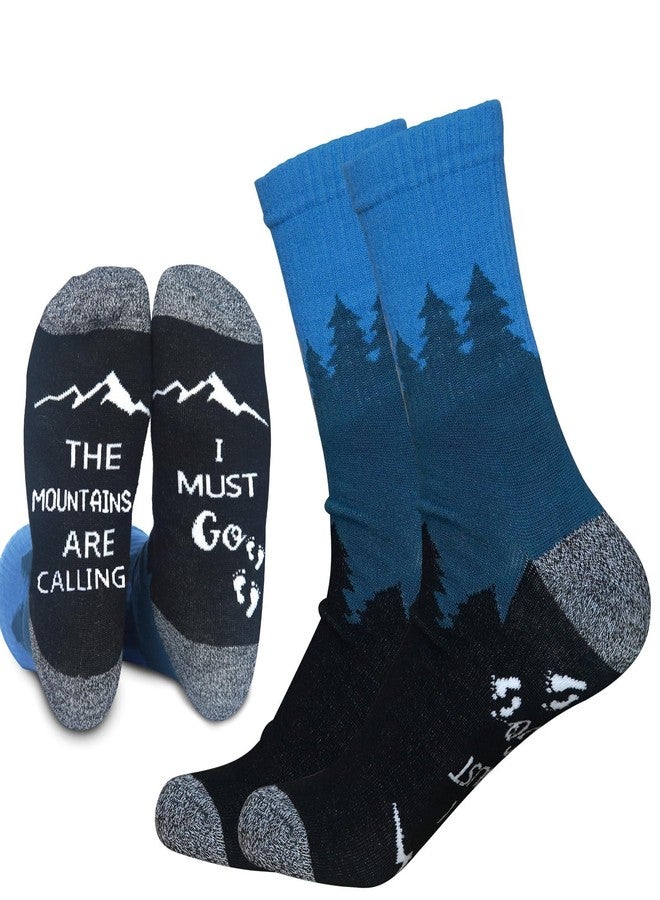 انوشون جوارب ANOTION المرحة للمشي لمسافات طويلة للرجال والنساء - جوارب ضغط خفيفة الوزن ماصة للرطوبة، جوارب نسائية صيفية للمشي لمسافات طويلة (مقاسات أمريكية، ألفا، متوسط، عادي، أزرق) - Image 1