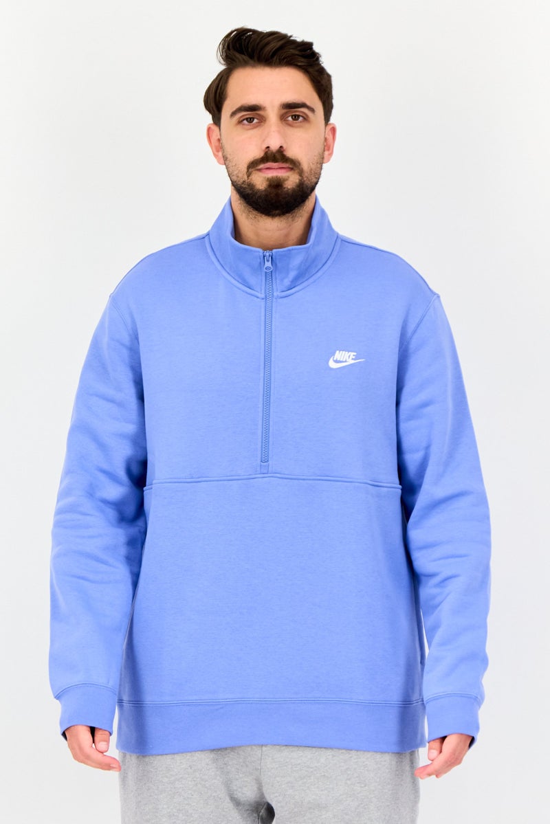 Nike سويت شيرت رياضي للرجال بأكمام طويلة مناسب في الهواء الطلق، أزرق - Image 1