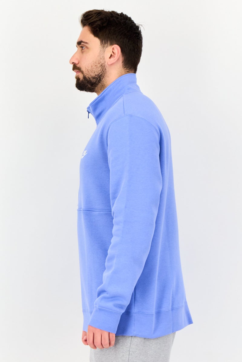 Nike سويت شيرت رياضي للرجال بأكمام طويلة مناسب في الهواء الطلق، أزرق - Image 4