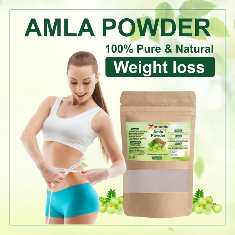 Zenomia Organic Amla Drinking Powder for Hair Growth Skin and Immunity 100 G - Image 5