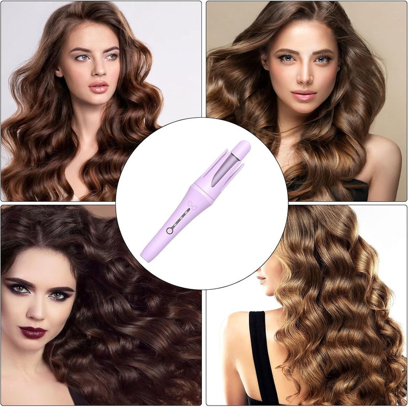 windforgecraft Automatic Curling Iron Rotating - Quick Heating Curling Wand - 3 Adjustable Temps Auto Curler, Ions Hair Curler for Most Hair Types - Image 4